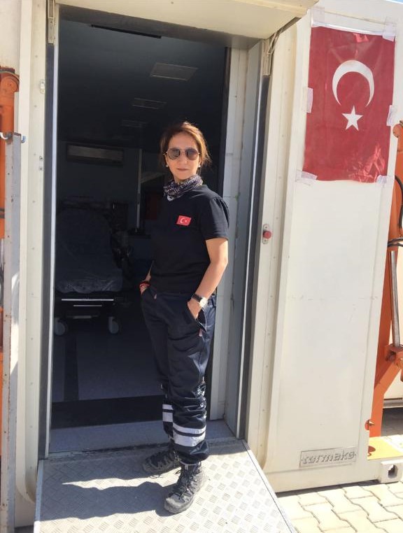 Ayfer Kölük Görevde hazır ve nöbette
